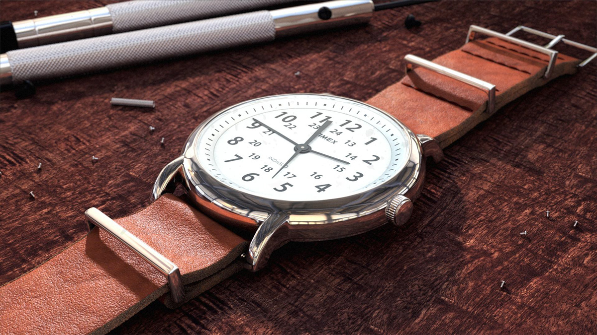 c4d 3D Timex Weekender watch Render PS photoshop adobe after effects Ae