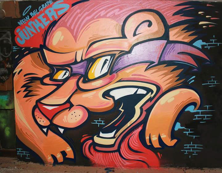 Graffiti Street characters animals