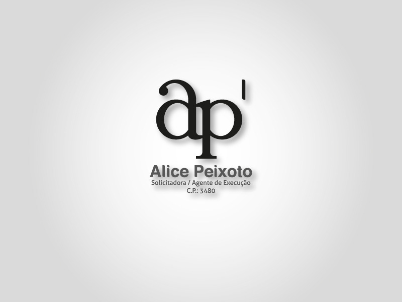 Alice Peixoto Solicitador solicitadora solicitor identity Corporate Identity brand logo identidade corporativa identidade visual identity
