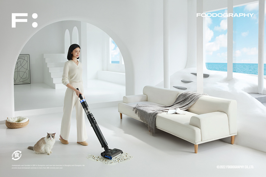 HAIER 海尔 洗地机 扫地机 吸尘器 静物摄影 photo 工业设计 家庭清洁 家清摄影