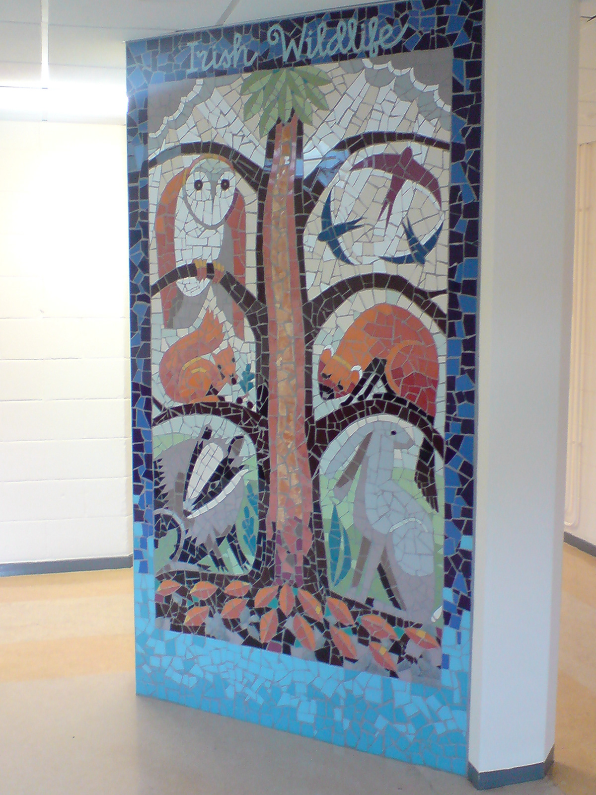 mosaic  primary school  ceramic  nature
