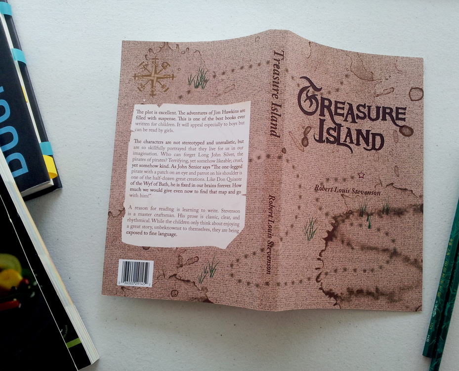 book cover treasure island