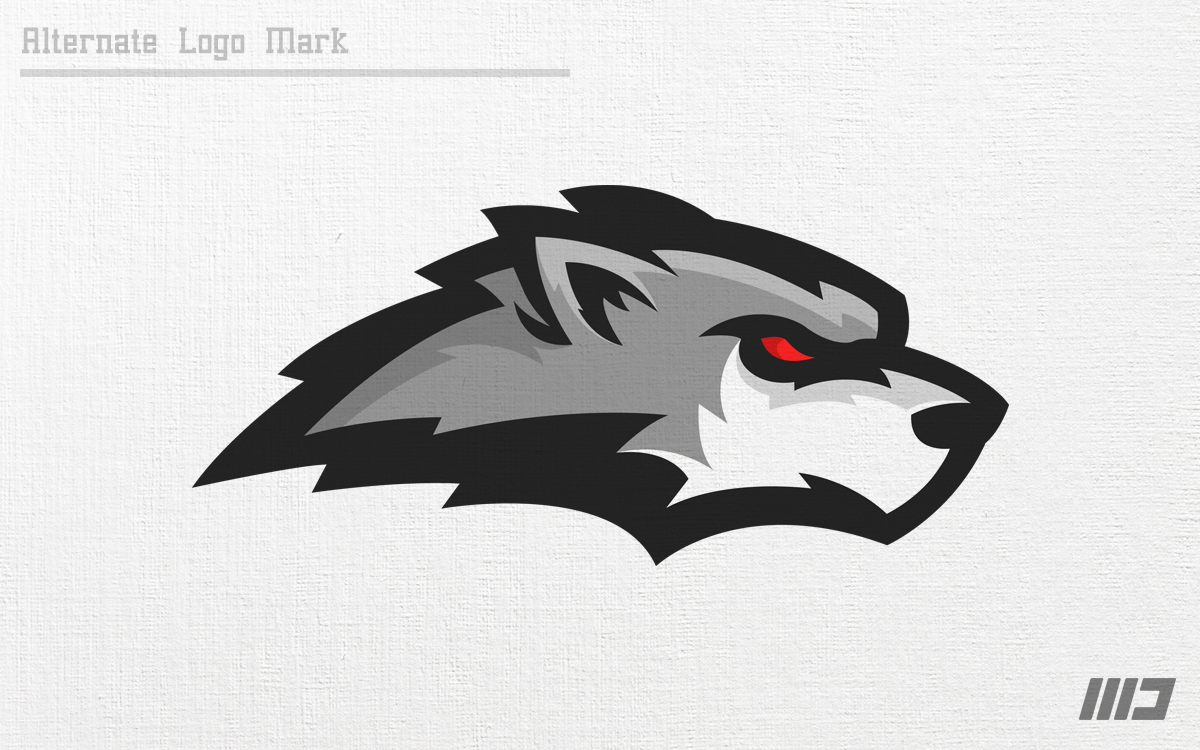 wolf wolves logo sports sport logo Mascot design matthew doyle blue branding fraser davidson brand