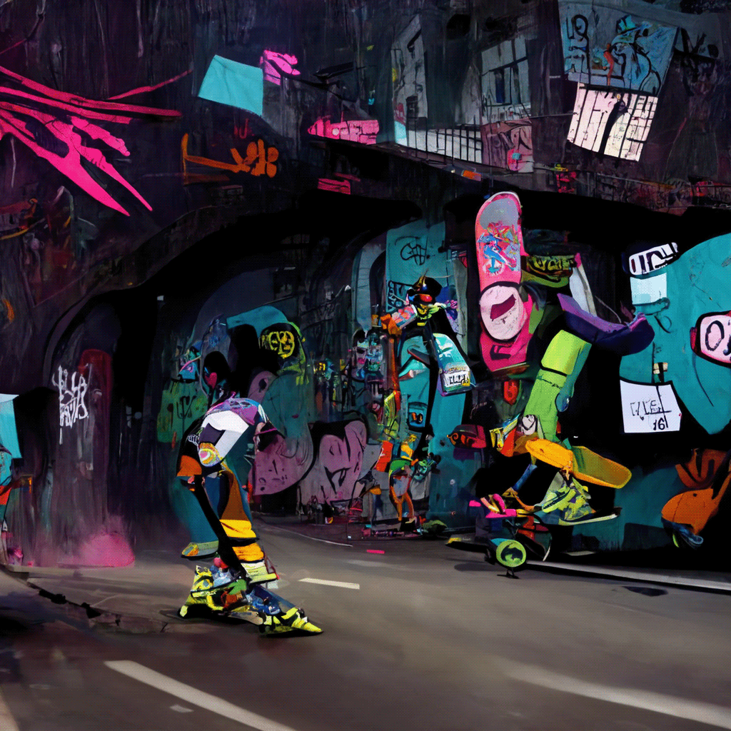 art concept art digital illustration generative Graffiti Procedural punk spray paint Street Art  Urban