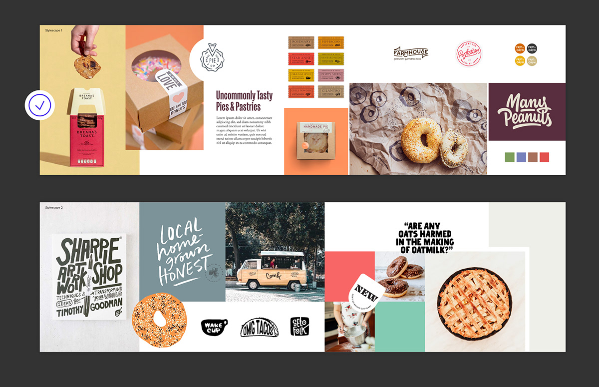 logo wordmark brand identity graphic design  pie Food  food branding Logo Design visual identity Brand Design