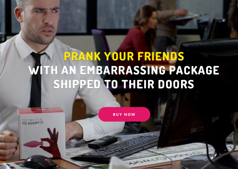 sexy monkey Prank Fun logo web site package friend joke