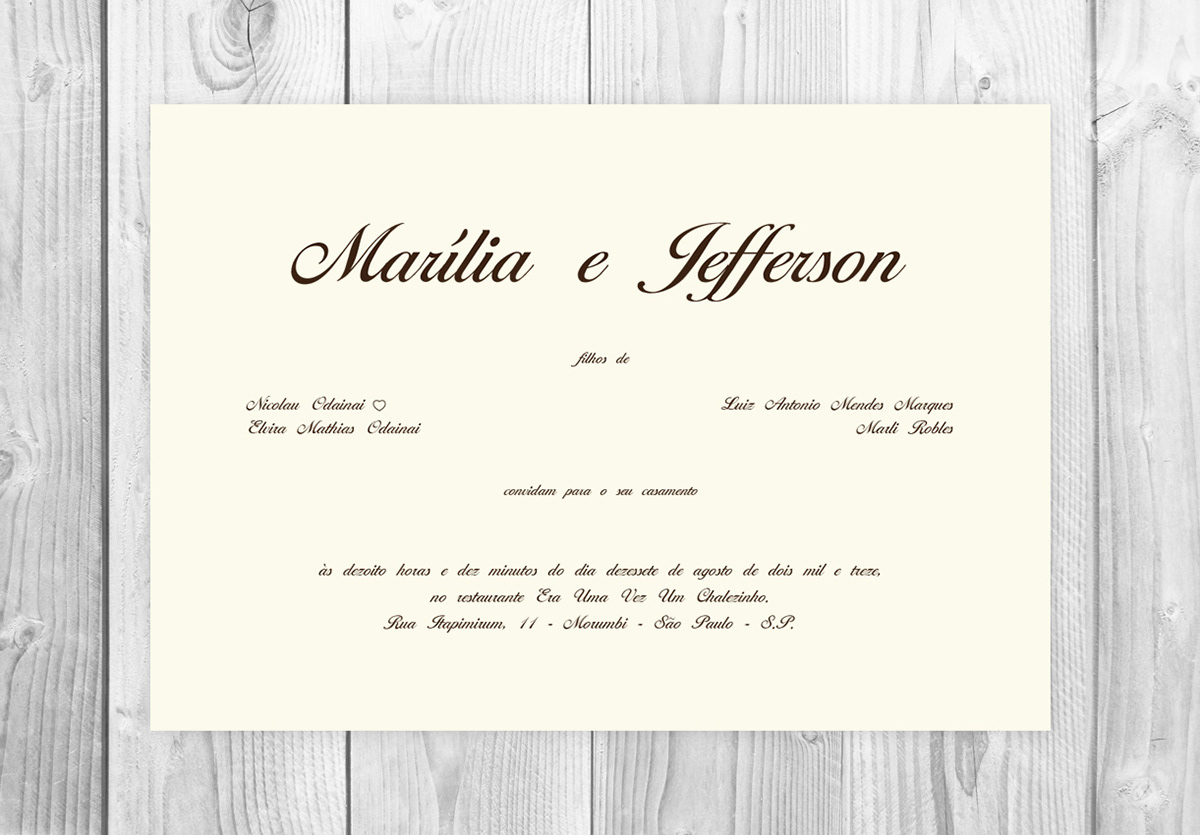 convite casamento wedding marilia jefferson Mauro  ueda mauroueda #mudesigndafesta