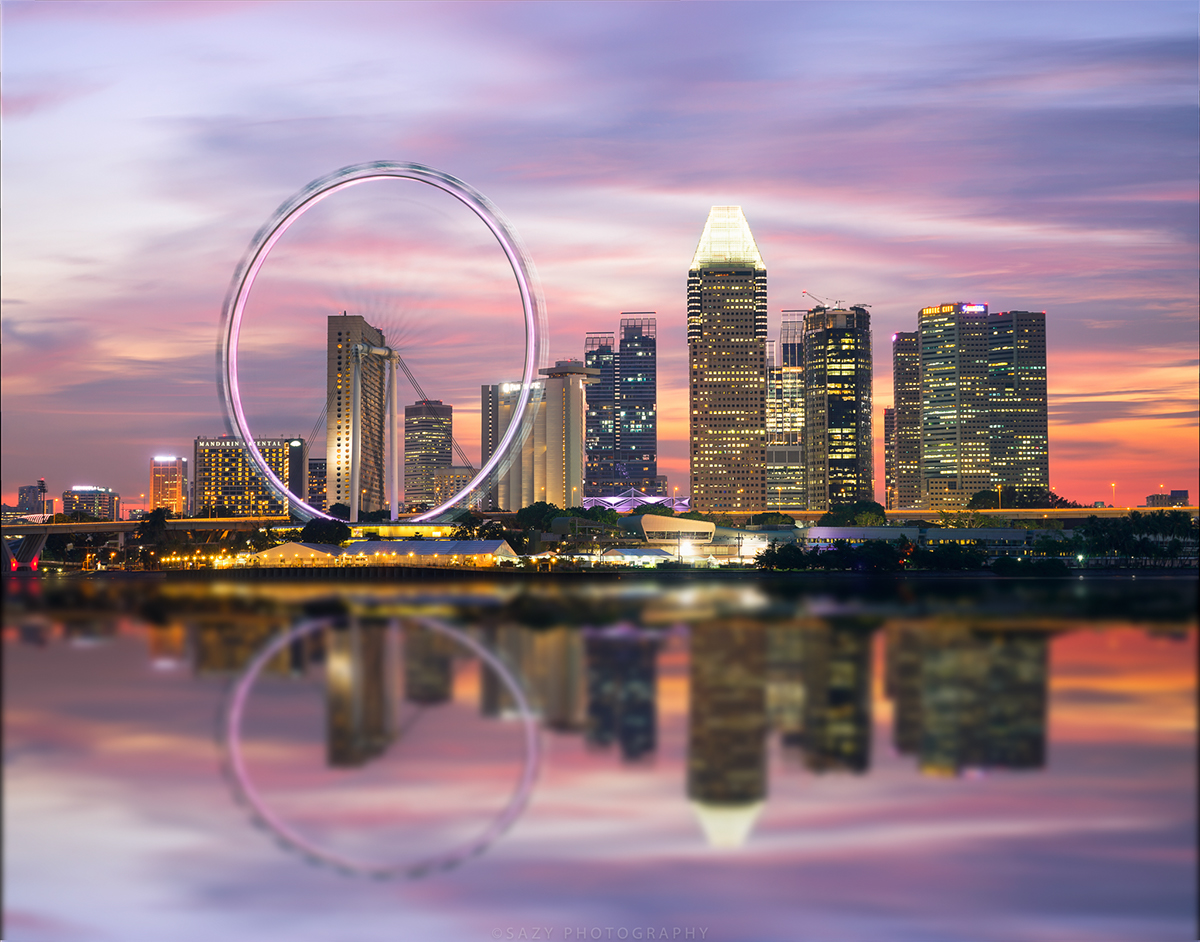 Adobe Portfolio singapore cityscape building Travel