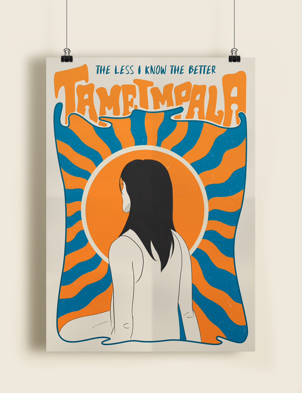 ILLUSTRATION  poster Tame Impala psychedelic poster