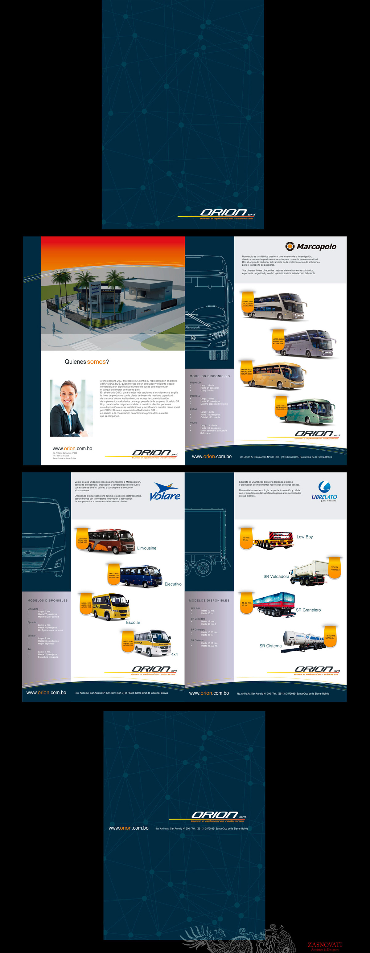 fleets brochure buses marcopolo heavy machinery visual identity Brand Design design visual image