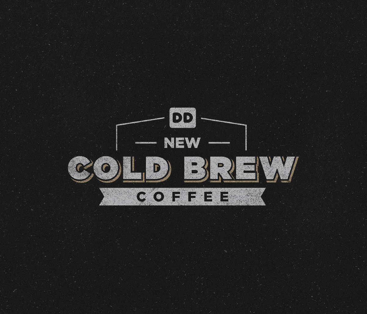 Cold Brew Coffee Donuts tee design vintage