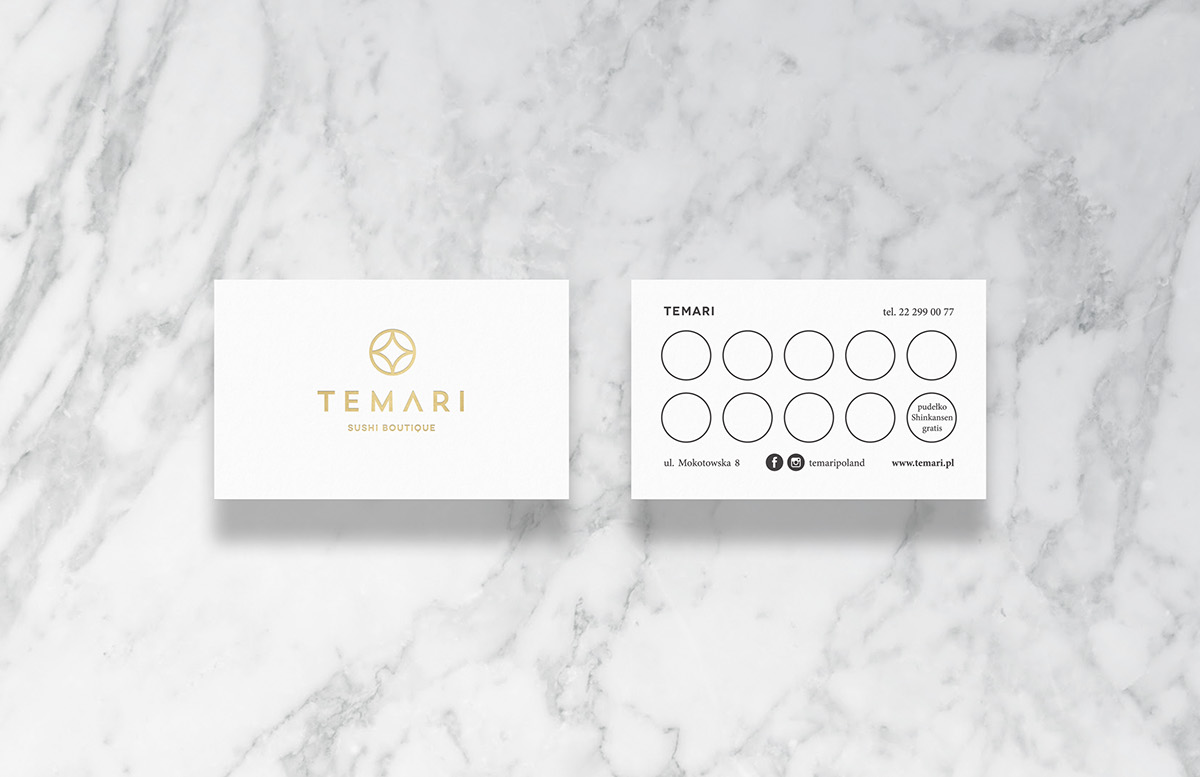Sushi Temari ID Logotype gastronomy design lange