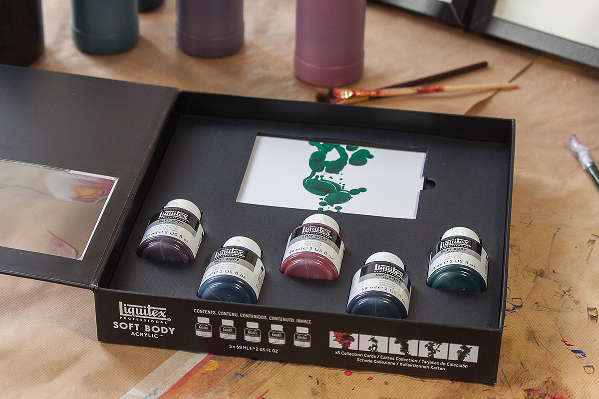 ink colors Liquitex acrylic paint heavybody Packaging