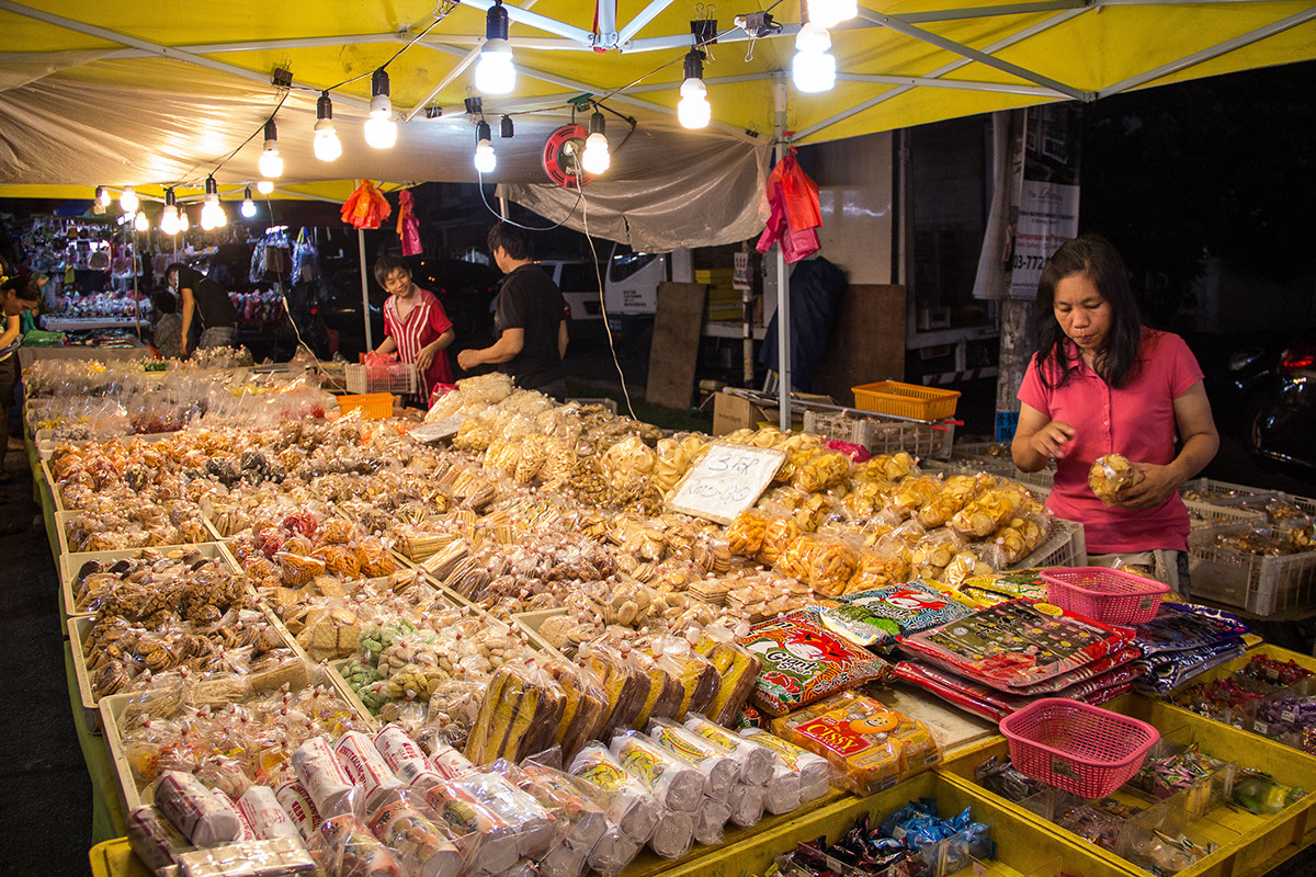 pasar malam local malaysia night market Street market