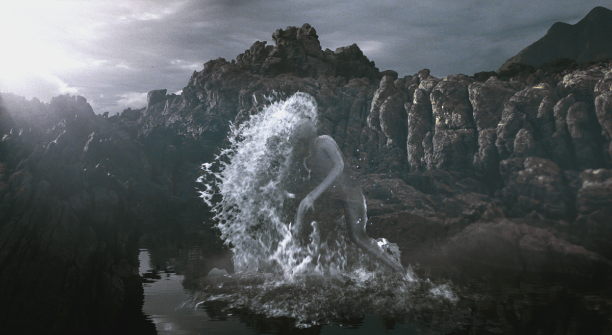 water Foam dynamics simulation splashes soccer football elemental elements Pool vfx Maya arnold krakatoa