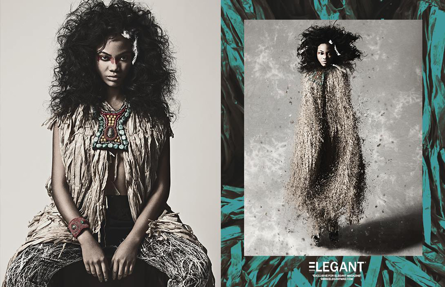 retouch high end retouch fashion retouch elegant magazine editorial tribal skin retouch dodge and burn postproduction