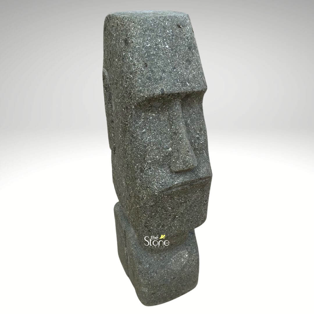 stone stone sculpture statue art interior design  exterior garden design modern art home decor Moai Statues