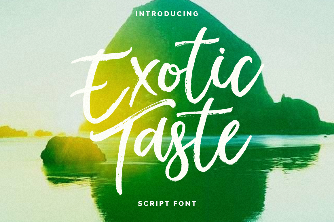 font creative exotic typography   lettering handmade summer Sun feminine branding 