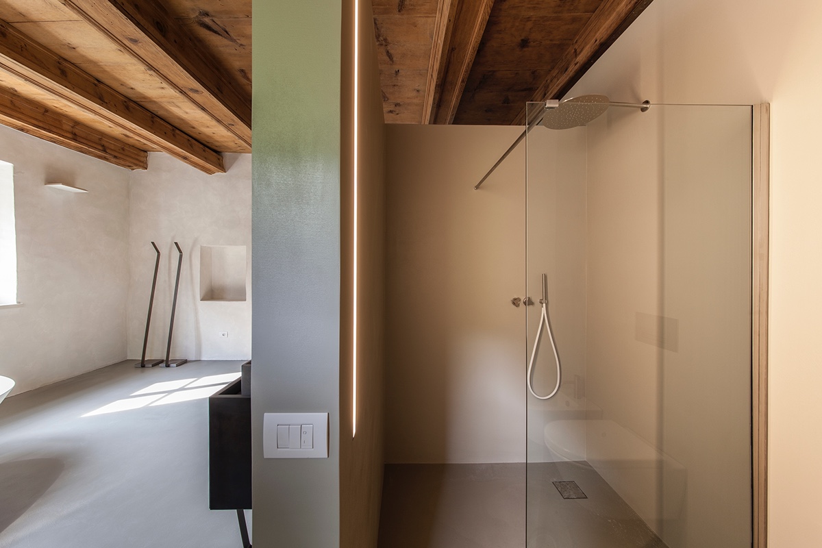 wood plaster environment surroundings matter light Restroom