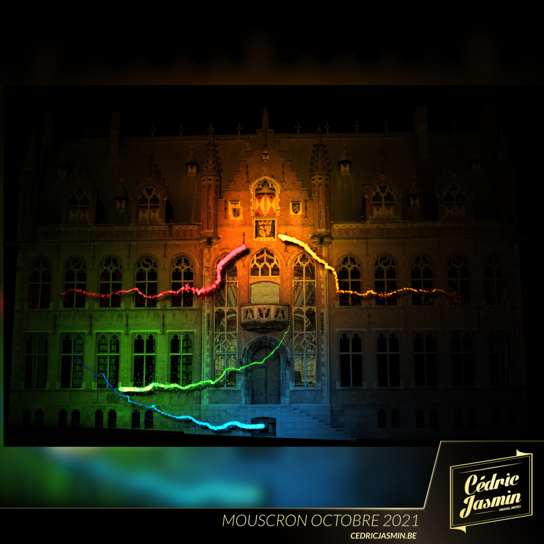 3D architecture Mapping projection video mapping