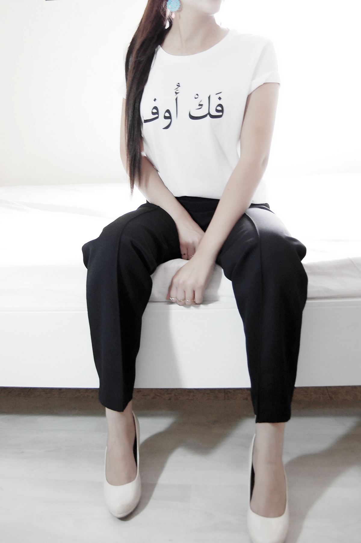 arabic t-shirt funny words Style print Pack brand