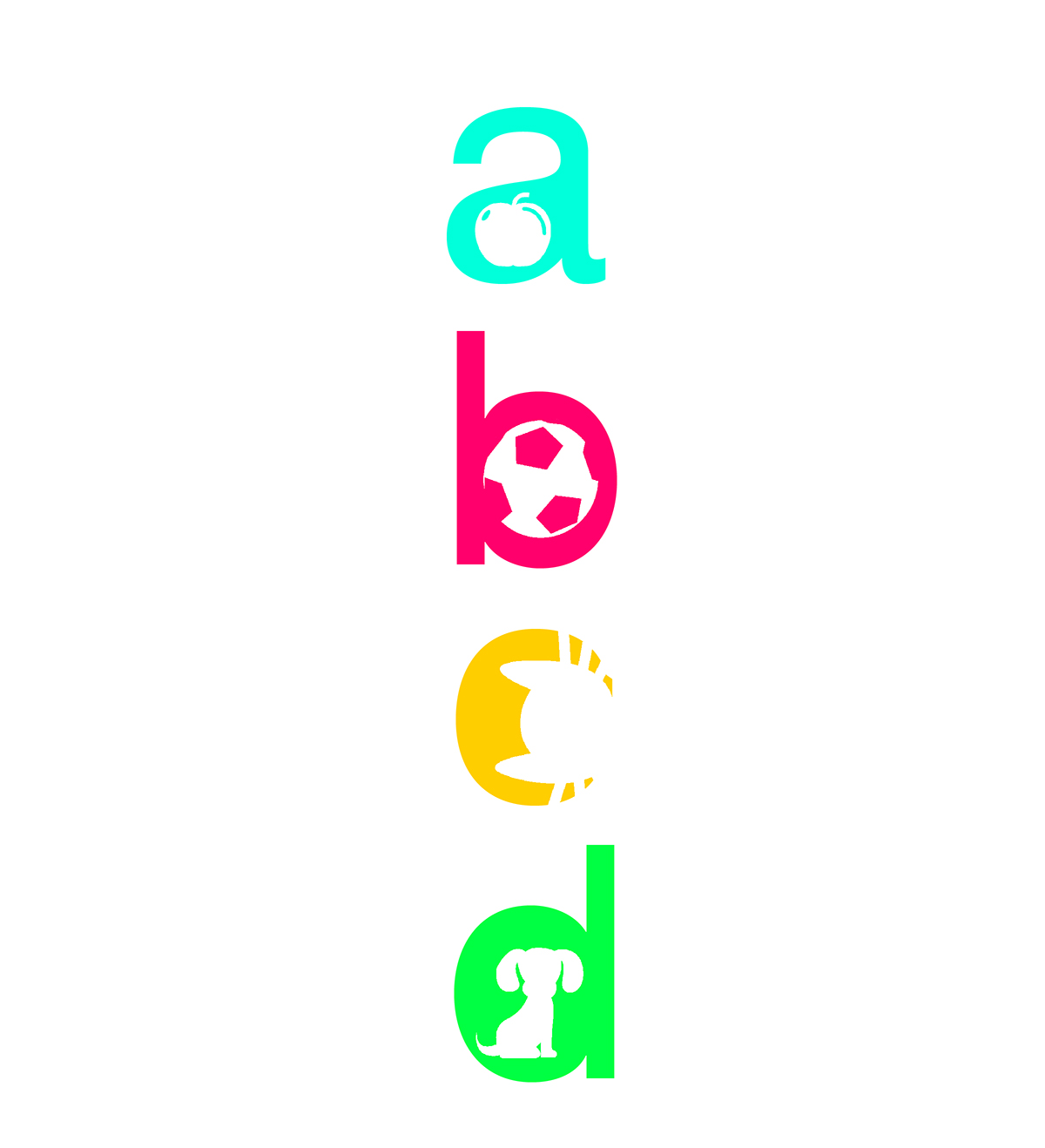 typograhpy expressive ABC alphabets Fun
