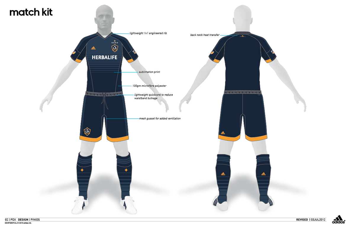 Major League Soccer soccer la galaxy soccer uniforms Blue On Blue adidas