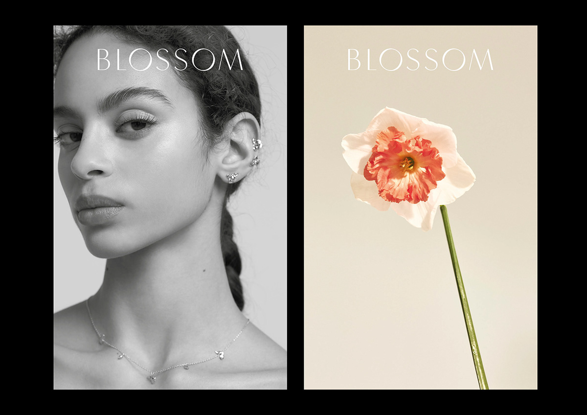 botanic editorial Event Fashion  flower graphic design  jewelry