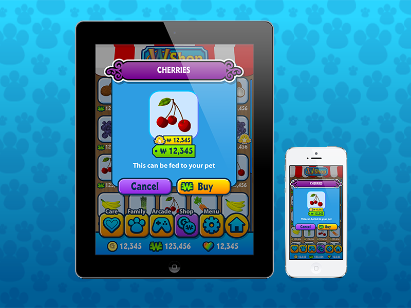 UI graphic design  user interface Webkinz children Icon mobile tablet iPad iphone app