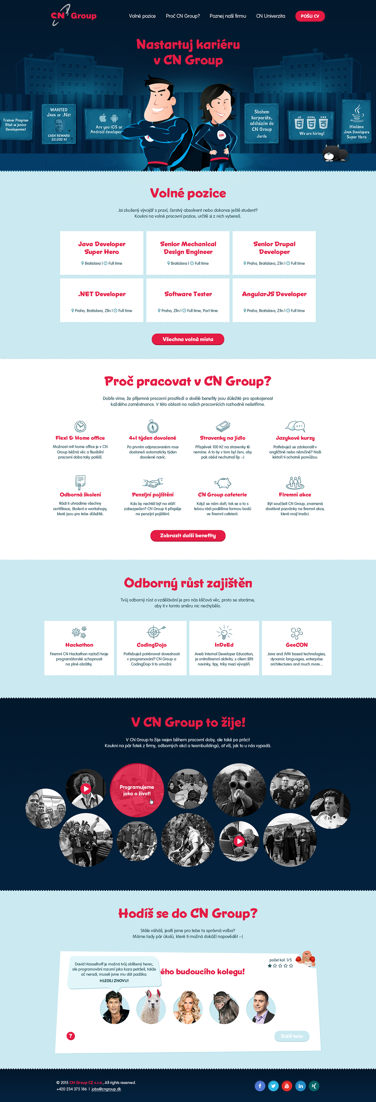 CN Group HR microsite recruitment Human Resources