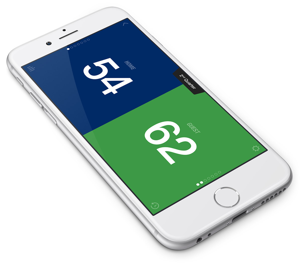 app mobile iphone sport basketball tracking scoreboard