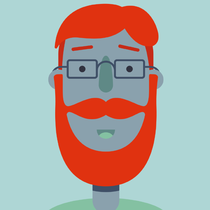 Character selfie vector people beard Hipster girl robot guy Icon