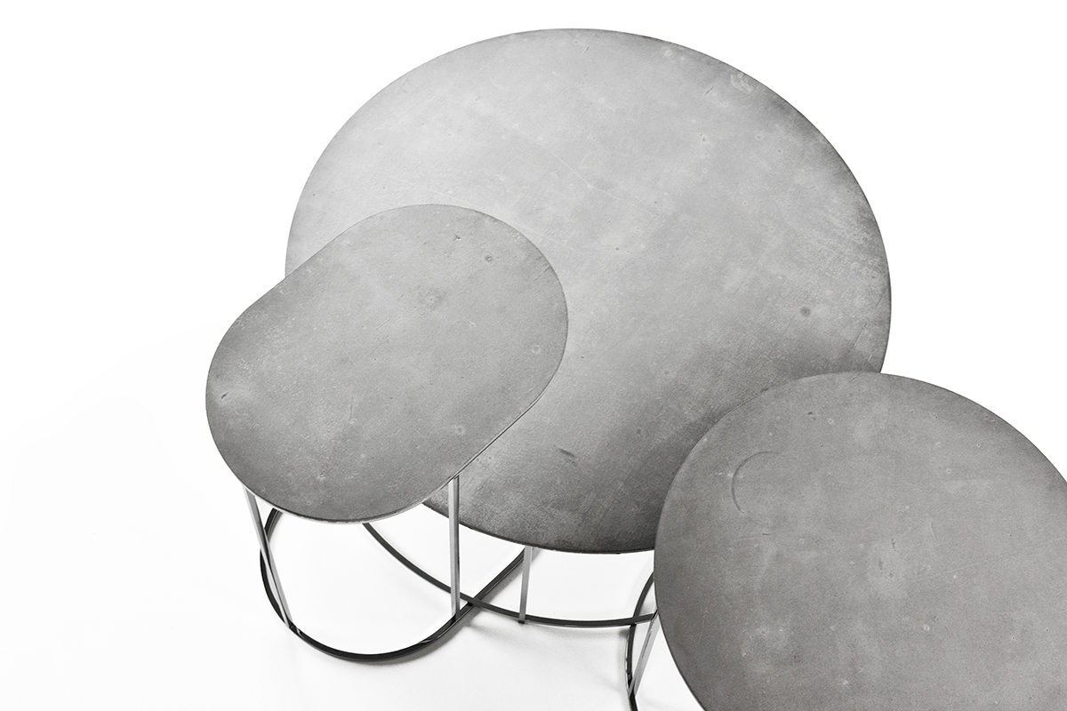 airsteel coffee tables Concrete Tables minimal design gravelli studiovacek tomas vacek beton steel