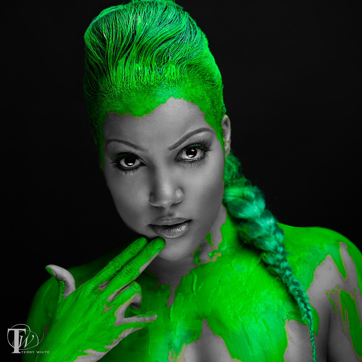 green shehulk Terry White TWP Hulk body paint