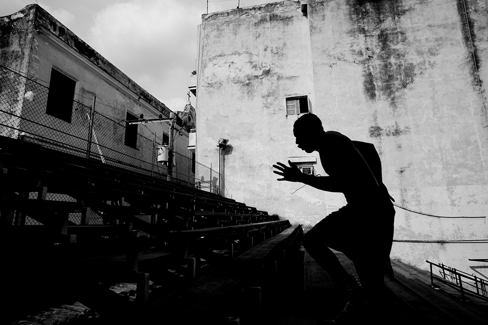 fists steel la havana cuba rafael trejo Boxing gym black and white reportage story