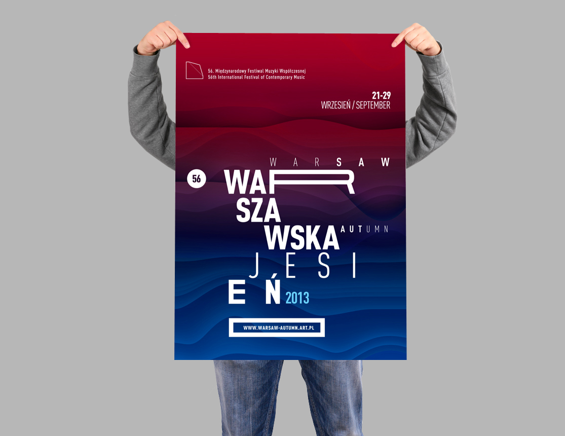 Warsaw Autumn Warszawska Jesień poster posters Rtm Rytm Interactive rytm Ziekon fesival