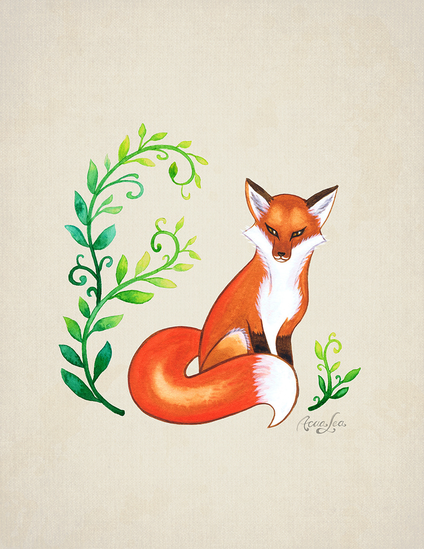 autumn foxes foxillustration foxpattern negativepainting surface pattern design surfacedesign watercolor foxes watercolorillustration watercolors