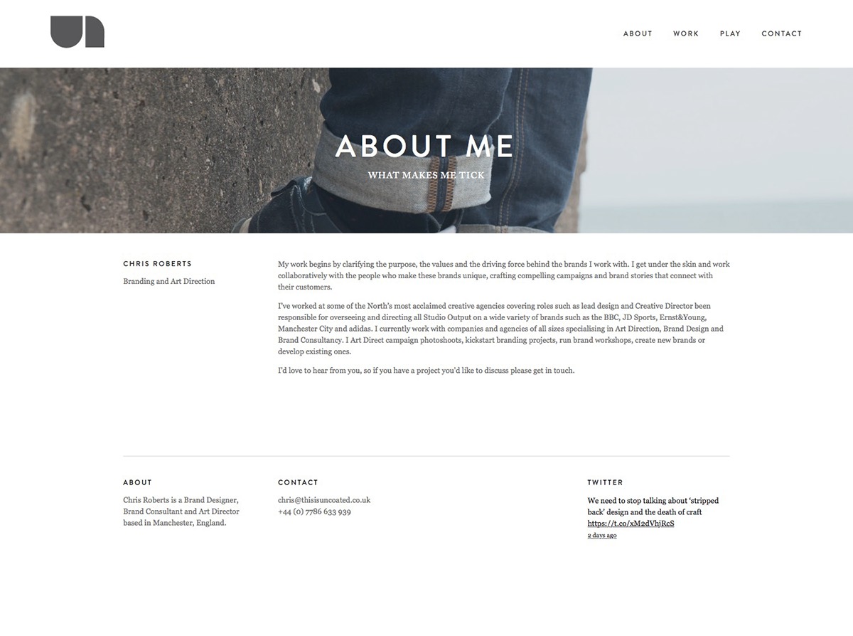 This is Uncoated Website Squarespace 7 design Brand Design graphic The Printer's Son