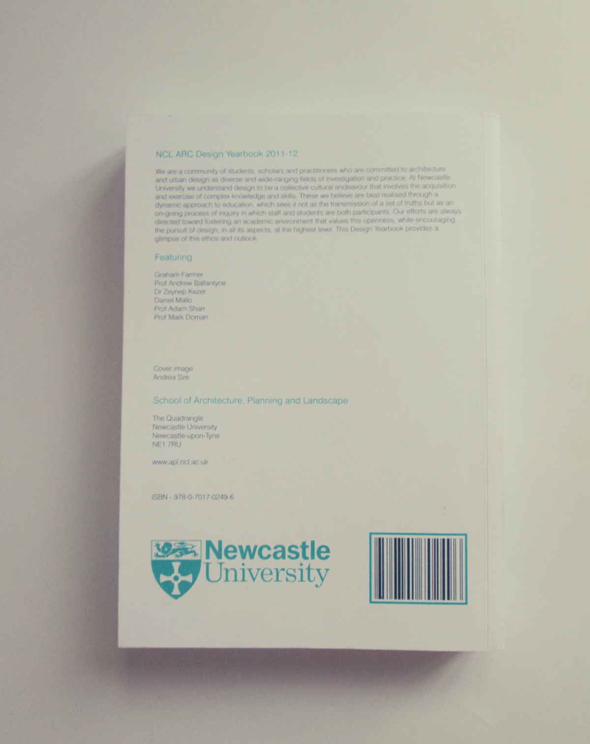 ncl arc ncl Arc Newcastle school of architecture Year Book portfolio Graduate Show print book Exhibition 