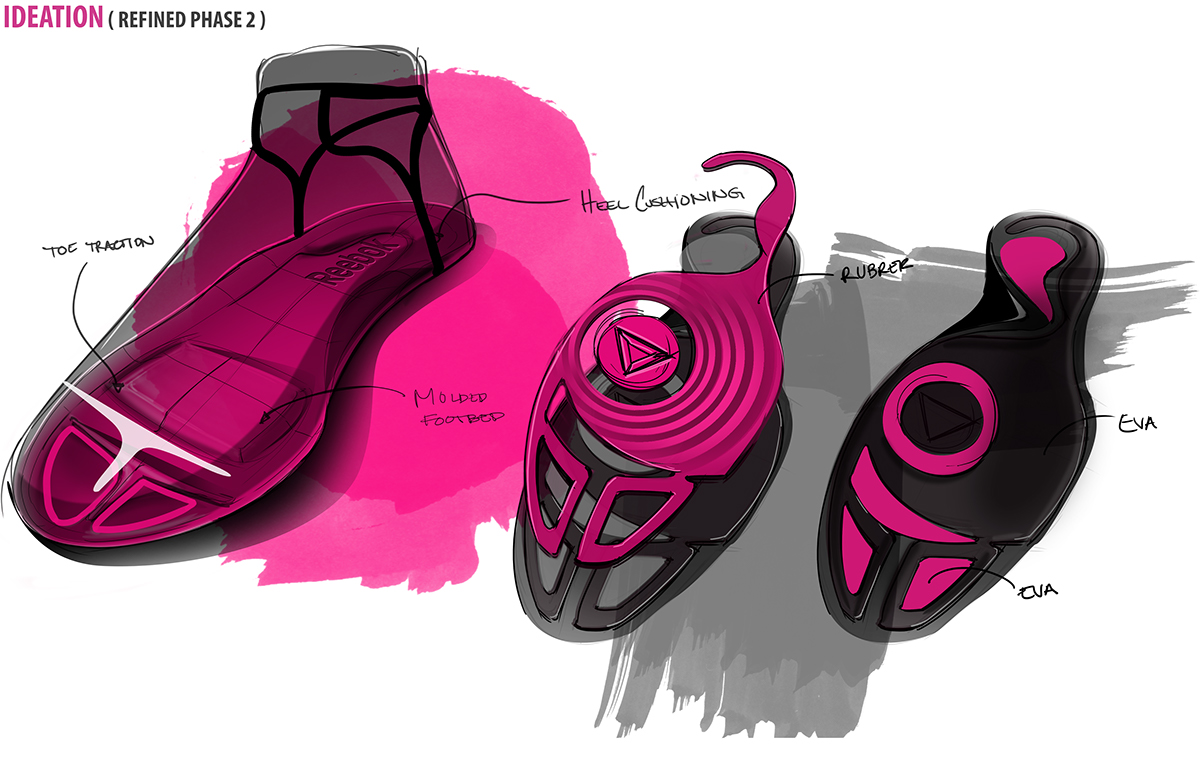 footwear design Aerobarre   ILLUSTRATION 