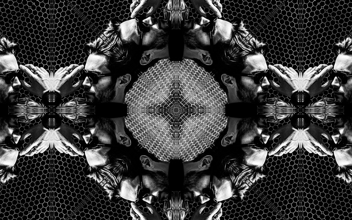 Adobe Portfolio Nicolas Simoes kaleidoscope black and white
