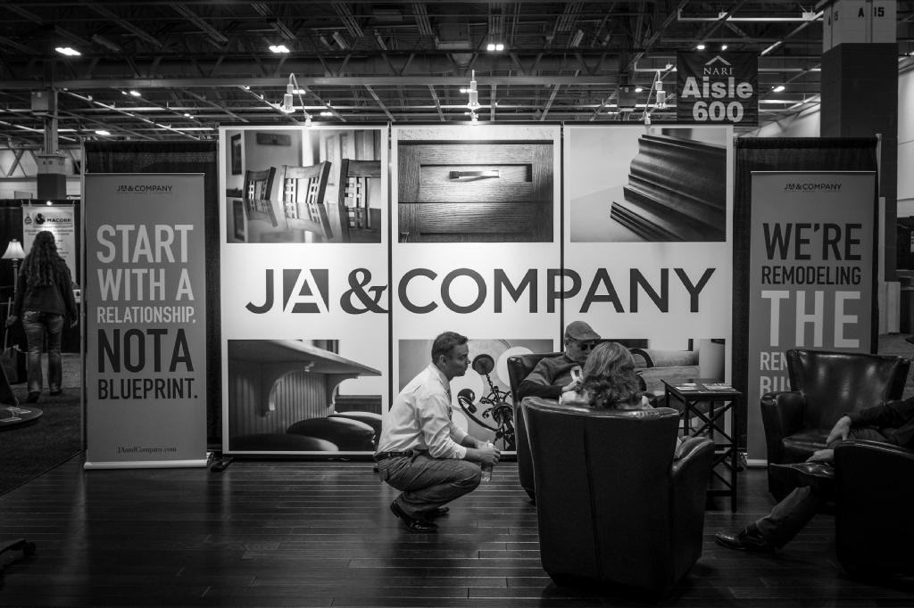 JA & Company Remodeling Design & Build responsive web Direct mail Trade Show