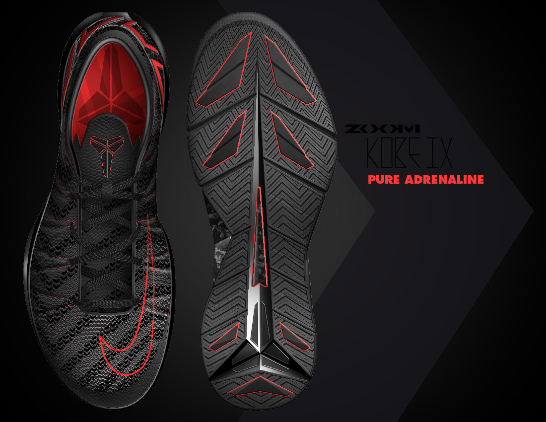 Kobe Bryant Nike Nike Baskeball footwear design shoe design