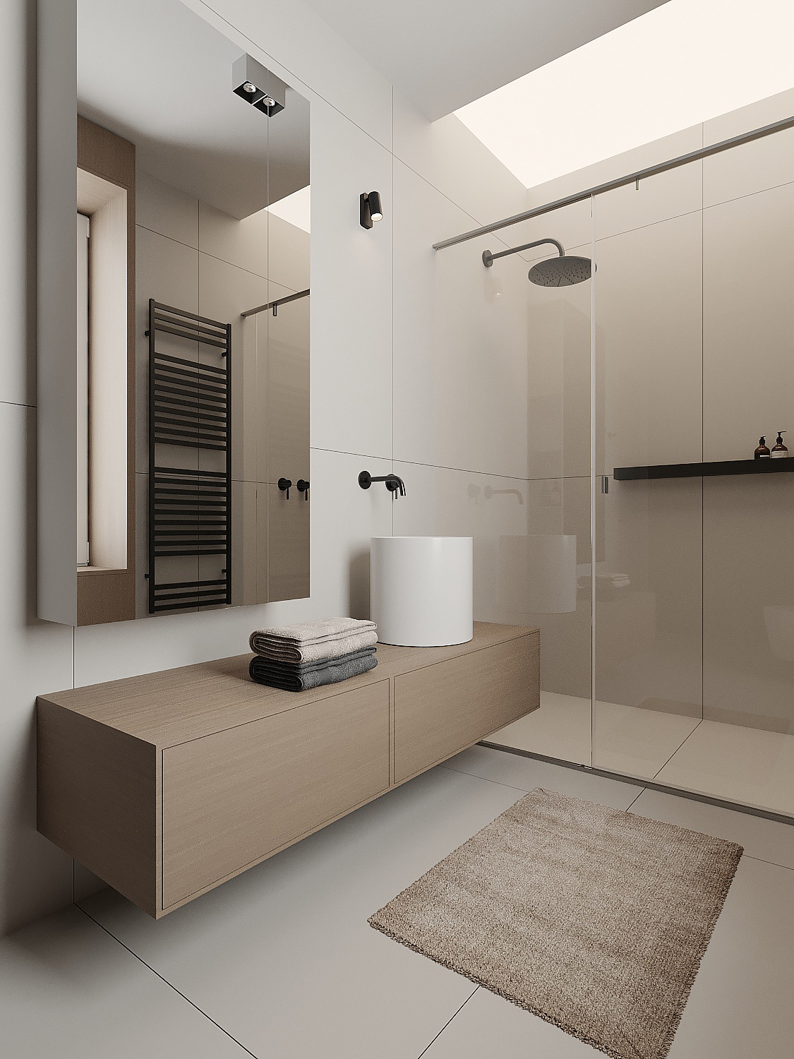 SHOWER design Render visualization interior design  3ds max corona modern architecture 3D