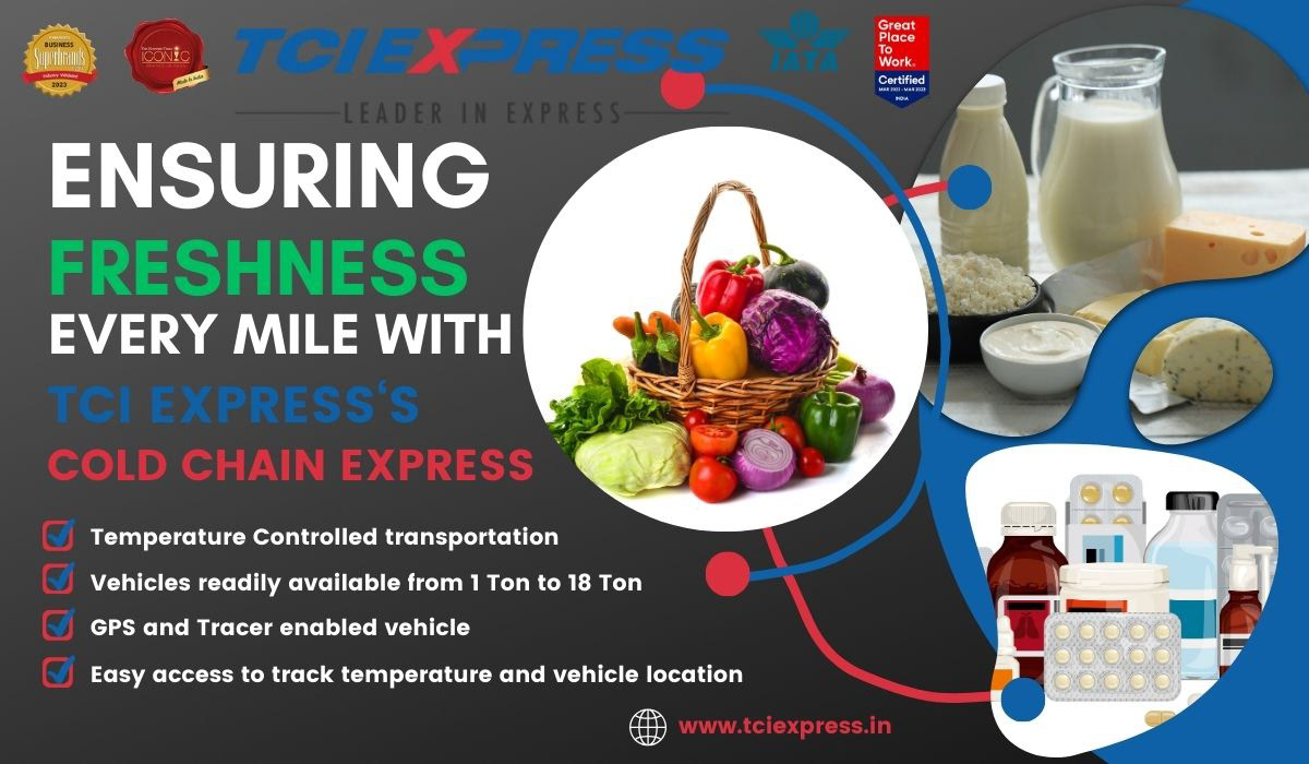 modern Logistics Transport Truck delivery Cold Chain Logistics TCI Express TCI Express Tracking transportation service