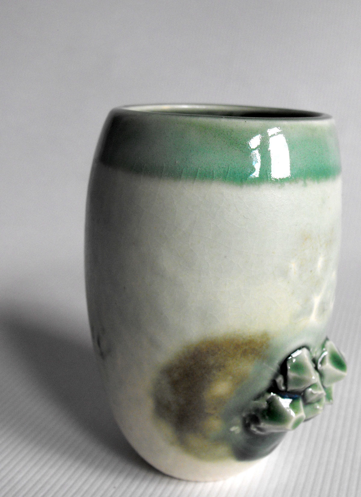 cups glaze ceramics  slip crystals