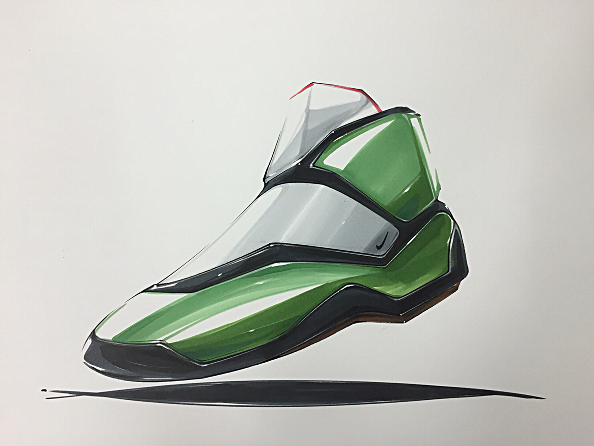 shoes product design  marker technic
