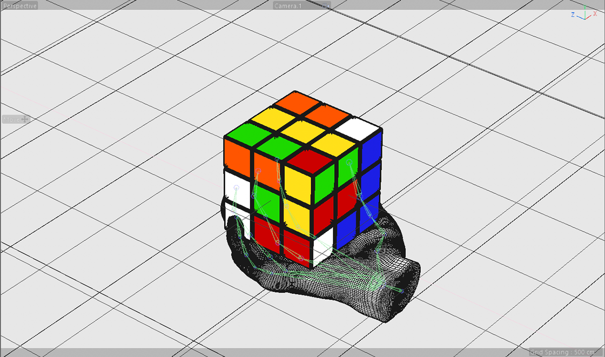 loop animation  Graphic Designer motion graphics  rubik's cube 3D Render modeling 3d rigging cinema 4d