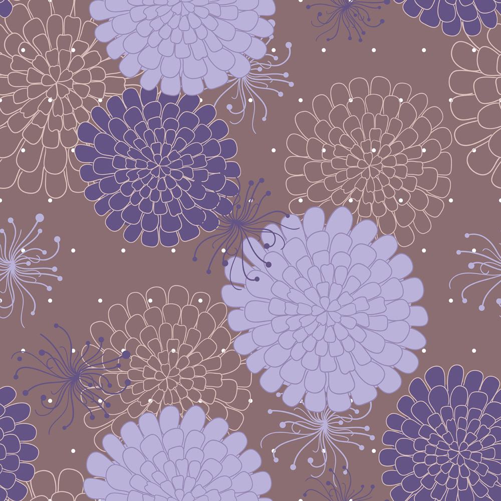 pattern  flower vector seamless