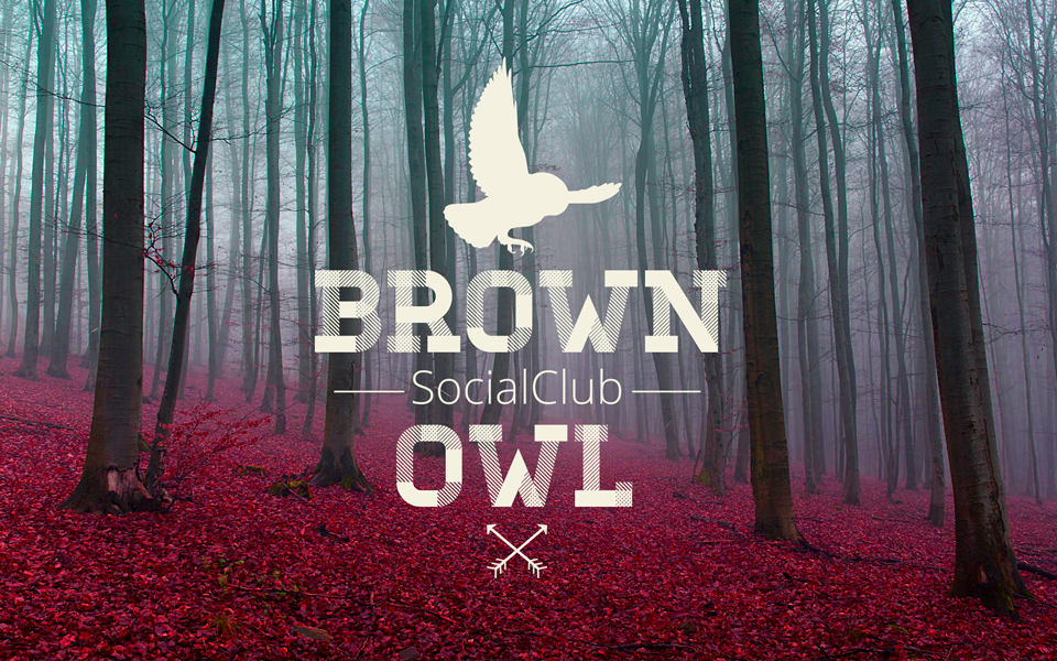 social club owl photoshop Illustrator